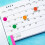 Round colored stickers for marking 5