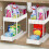 2-stufiger Spülenschrank mit Auszugsschubladen. 2