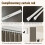 Accordeon magnetisch deurgordijn 4