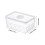 Refrigerator Organizer, Stackable Plastic Clear Food Storage 2