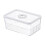 Refrigerator Organizer, Stackable Plastic Clear Food Storage 5