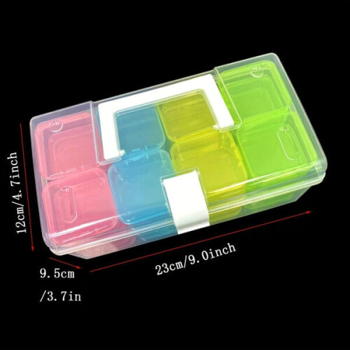 Plastic storage box for crafts 1