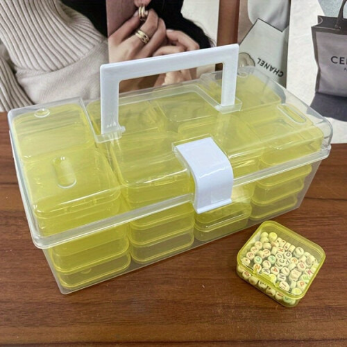 Plastic storage box for crafts 2