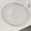 Moderne vergulde acryl dienbladenset 2