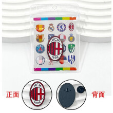 (Inter Milan) Soccer Team Badge Pin Set Brooch Collectible