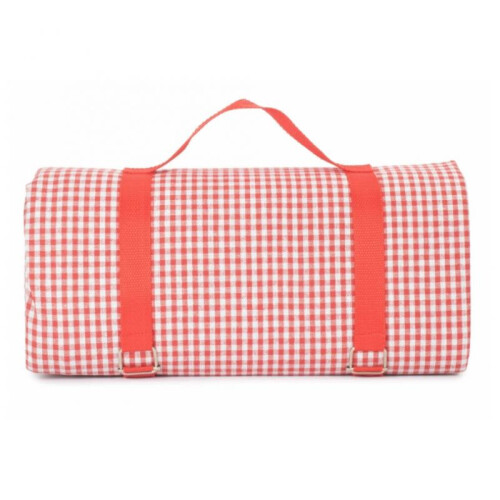 Red and White Gingham Picnic Blanket 2