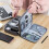 Linen electronics organizer for travel 2