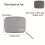 Linen electronics organizer for travel 3