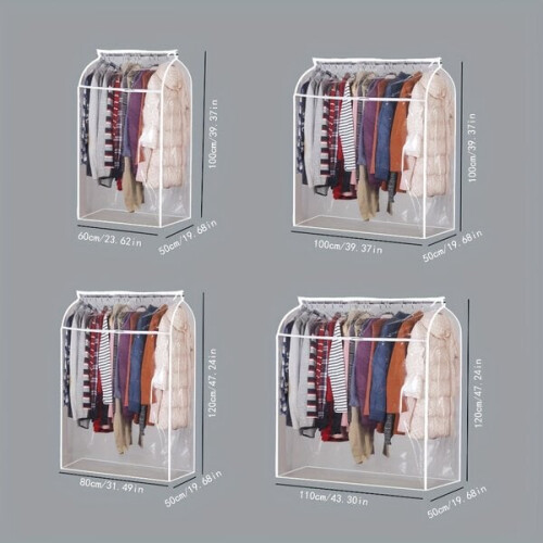 Transparente Kleiderschutztasche 1