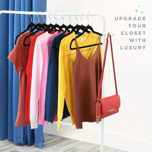 Velvet clothes hangers 50 pcs. 2