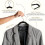 Velvet clothes hangers 50 pcs. 4
