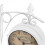 Double Sided Station Clock Black White Retro Wall Clock White 4