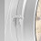Double Sided Station Clock Black White Retro Wall Clock White 5