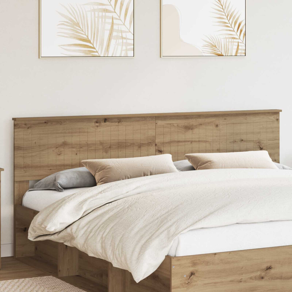 Vidaxl Headboard Artisan Oak Engineered Wood