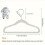 Antislip kledinghangers voor kinderen 3