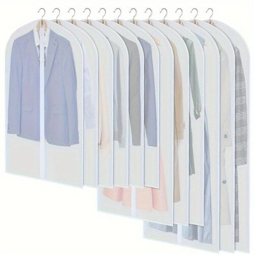 Clear garment bags with zipper 1