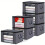 Fabric storage box with handle 2