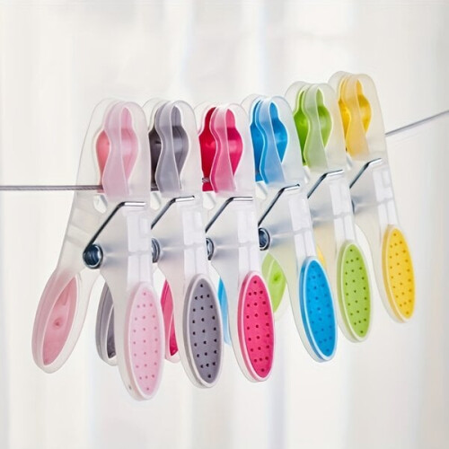 Pinces à linge en plastique coloré 2