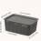 Plastic wicker boxes with lids 2