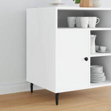 vidaXL Standfüße 2 Stk. Schwarz 40 x 40 x 100 mm Eisen
