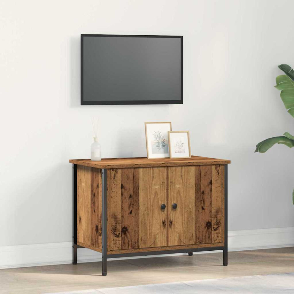 Vidaxl Tv Cabinet Old Wood 60 X 35 X 45 Cm Engineered Wood