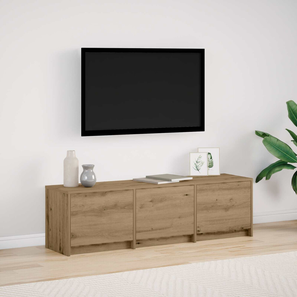 Vidaxl Tv Cabinet Artisan Oak 140 X 34 X 40 Cm Engineered Wood