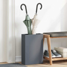 vidaXL Umbrella Stand Anthracite 28 x 12 x 41 cm Steel
