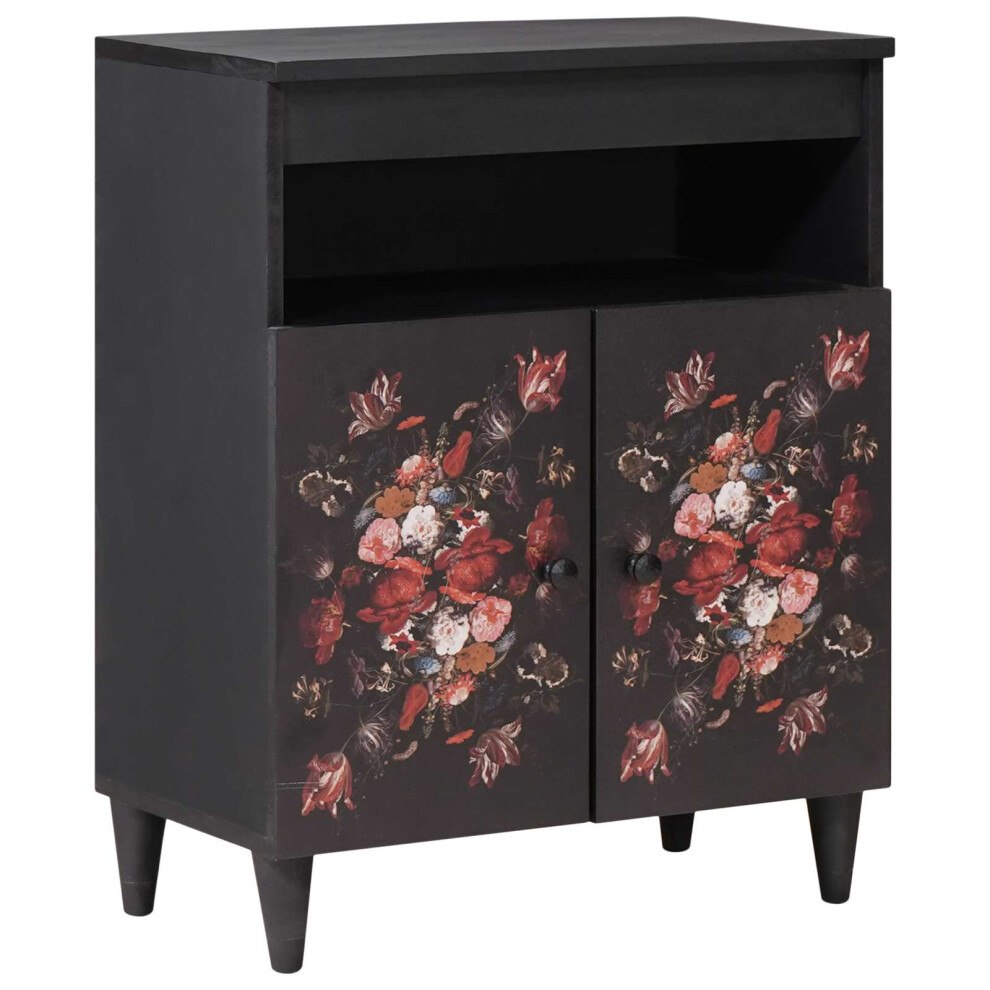 Vidaxl Storage Cabinets Multicolour 60 X 33.5 X 75 Cm Solid Mango Wood