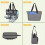 Wasserdichte, geräumige Handtasche 2
