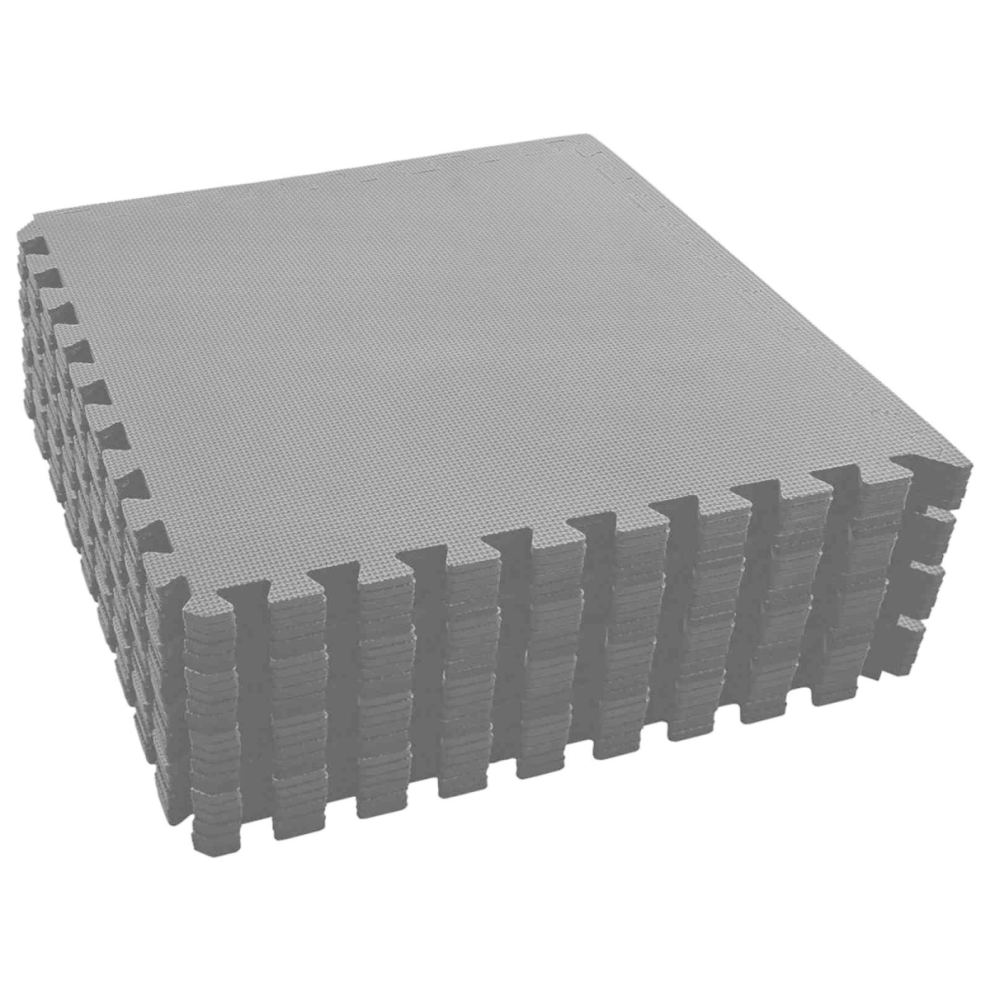 Vidaxl Pool Ground Mat 24 Pcs Black 8.64 Ã£Å½Â¡ Eva Foam 8721451321262