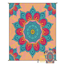 Beach Blanket Sandproof Waterproof Windproof, suitable for outdoor picnics, tent camping, camping mats/86.6*70.8 in