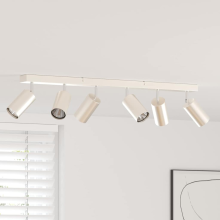 vidaXL Ceiling Spotlight with Spotlights Nickel 73 x 6 x 16 cm Metal