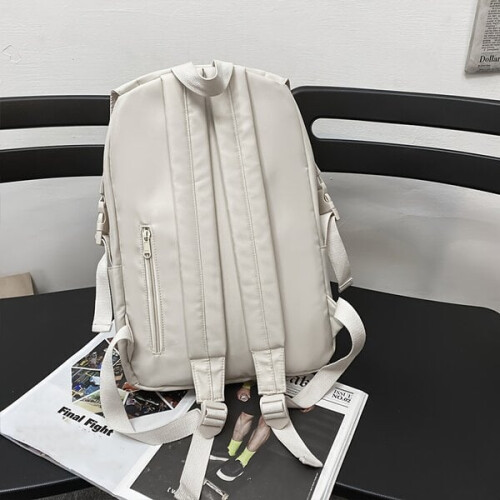Witte nylon rugzak 1