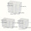 Clear Drawer Organizer Set 4