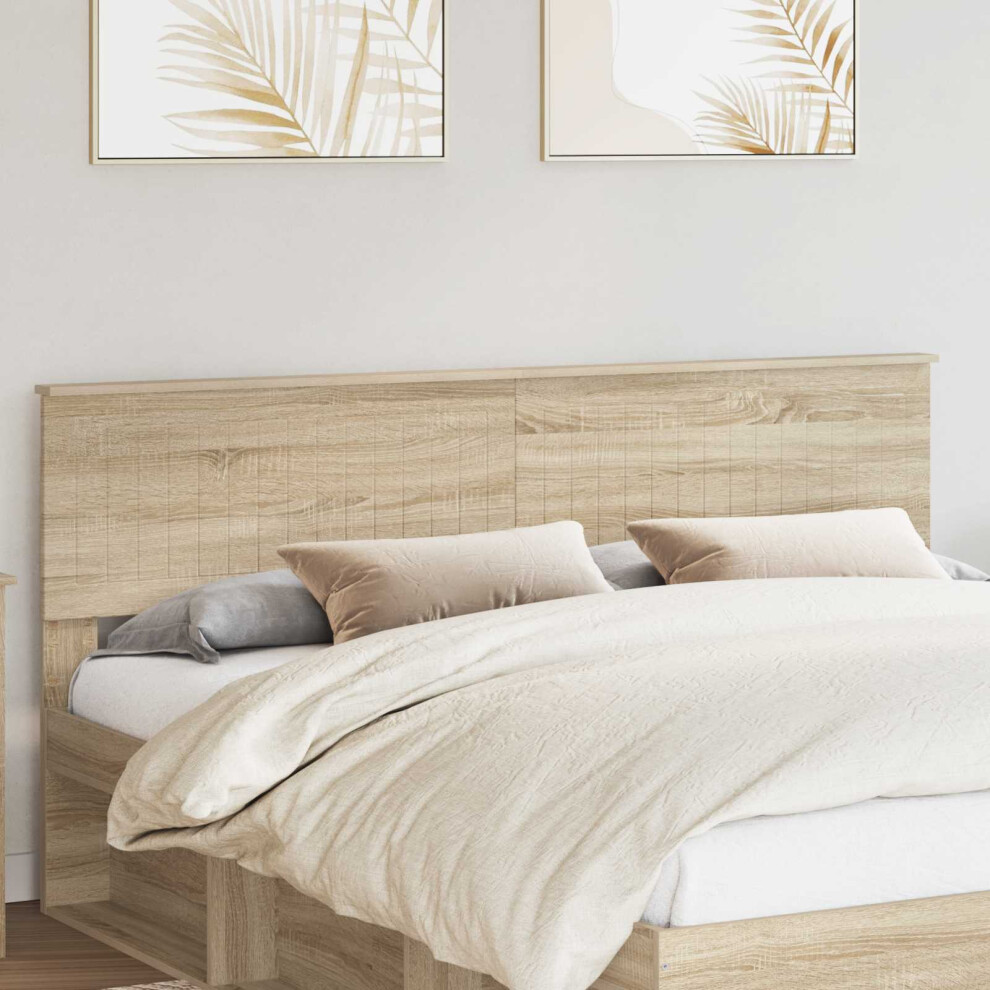 Vidaxl Headboard Sonoma Oak Engineered Wood