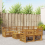 VidaXL vidaXL Sofa Sets 9 pcs Natural Solid Acacia Wood 1