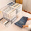 Faltbarer Kleiderorganizer aus Stoff 3