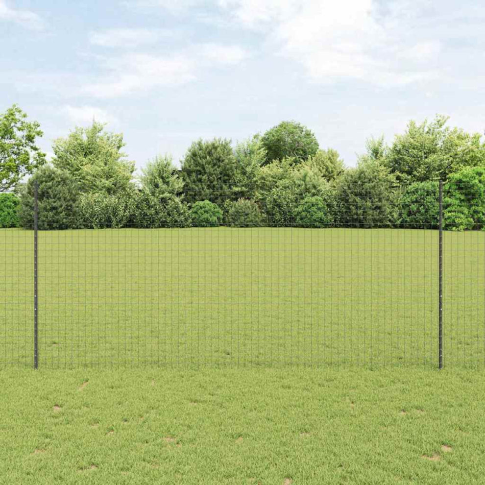 Vidaxl Fence Post 11 Pcs Grey 140 Cm Steel