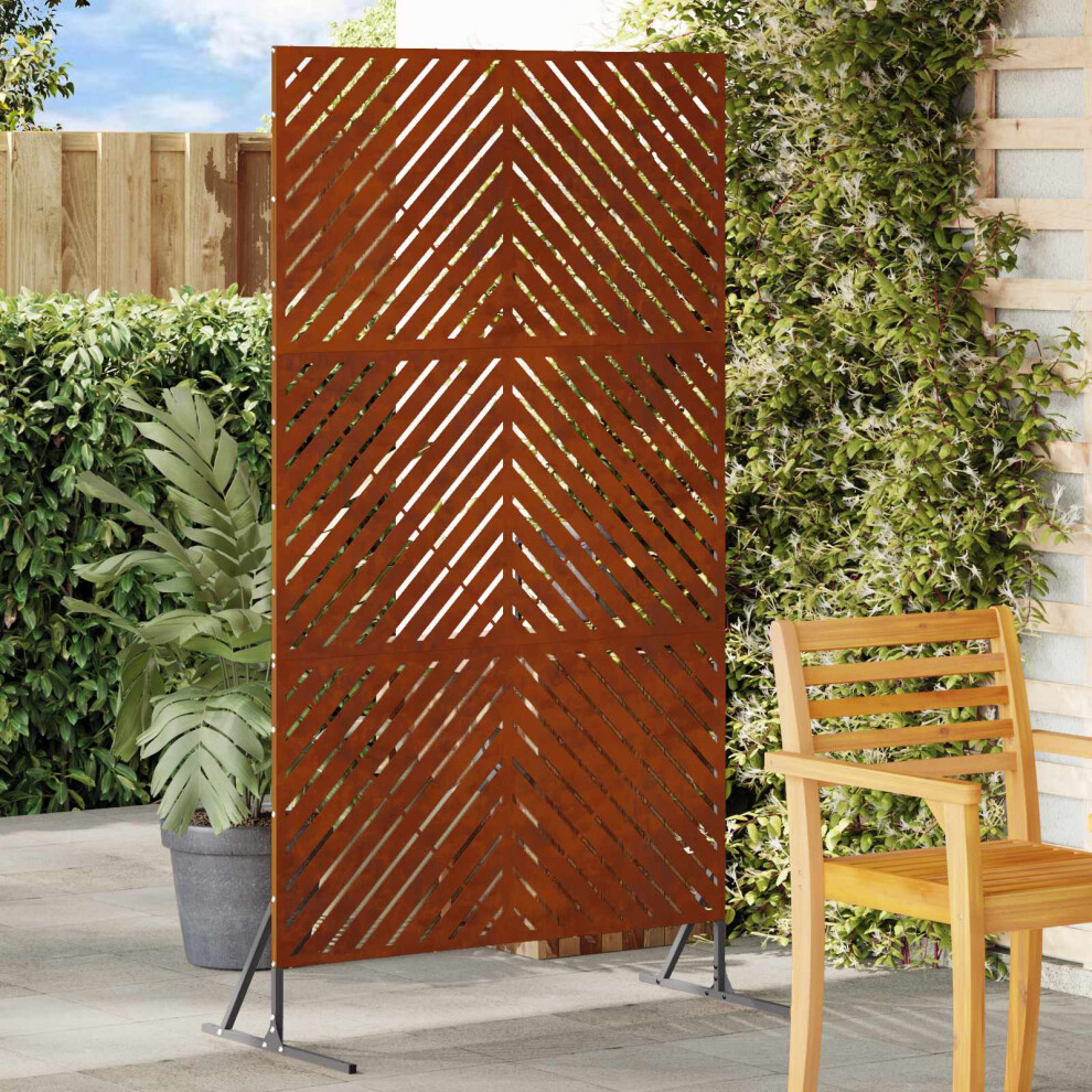 Vidaxl Privacy Screen Grey 100 X 50 X 180 Cm Steel