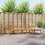 VidaXL vidaXL Outdoor Sofa Set 4 pcs Natural Solid Acacia Wood 1