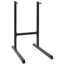 vidaXL Dip Station Black 103.5 x 66.5 x 121.5 cm Powder-Coated Steel
