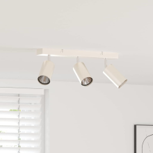 vidaXL Ceiling Spotlight with Spotlights Nickel 38 x 6 x 16 cm Metal