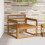 VidaXL vidaXL Outdoor Mittelsofa Natur 1