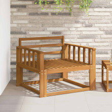 vidaXL Outdoor Mittelsofa Natur