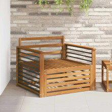 vidaXL 2 stk. Outdoor-Sofa Natur