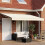 VidaXL vidaXL Cream and White 4.5 x 3 m Polyester with PU coating 1