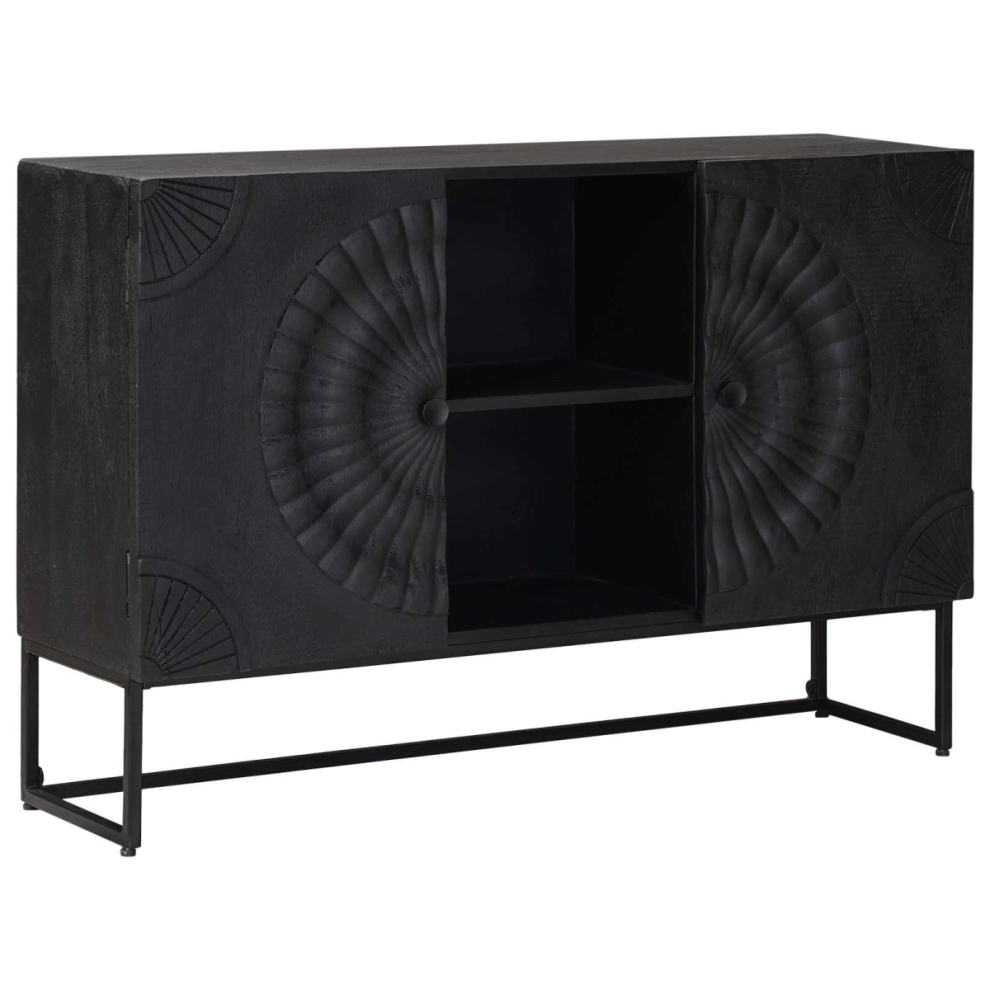 Vidaxl Sideboard Black 105 X 30 X 68 Cm