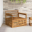 VidaXL vidaXL 2 Piece Outdoor Sofa Natural 1
