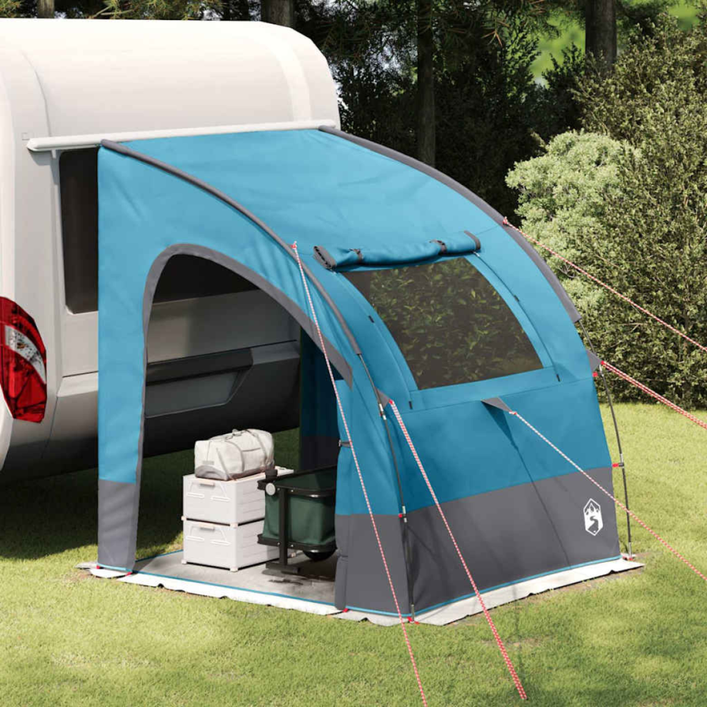 Vidaxl Tailgate Tent With Roof Blue 194 X 180 X 210 Cm Taffeta