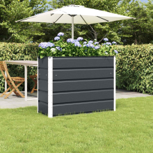 vidaXL Planter Anthracite 100 x 40 x 75 cm Steel
